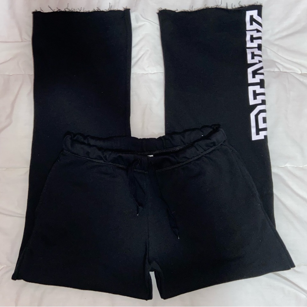 VS PINK black flare sweatpants